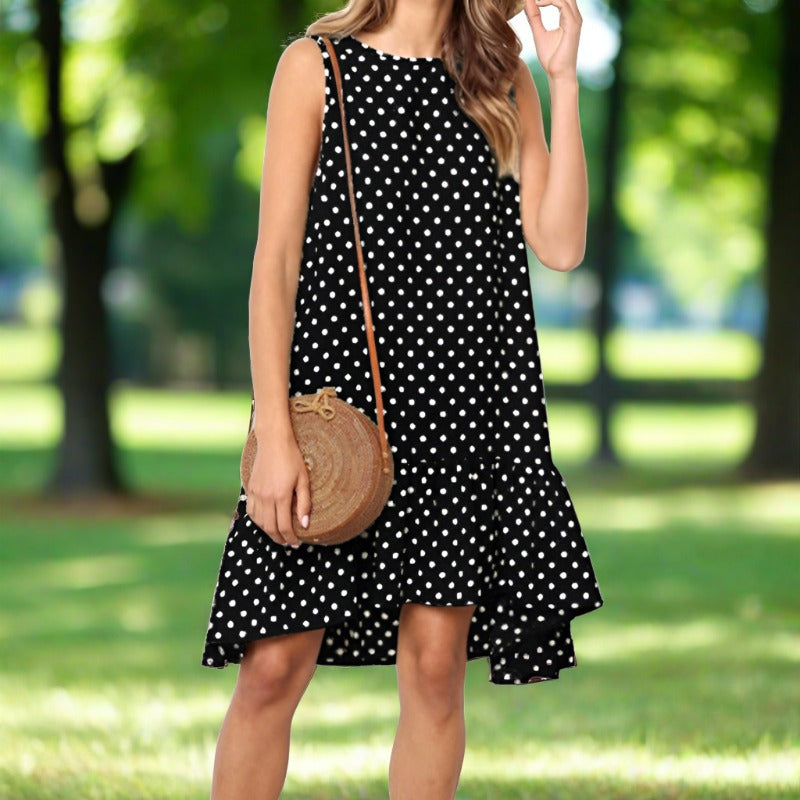 Livia | Sommerkleid mit Verspieltem Punktemuster und Luftiger Silhouette für Damen