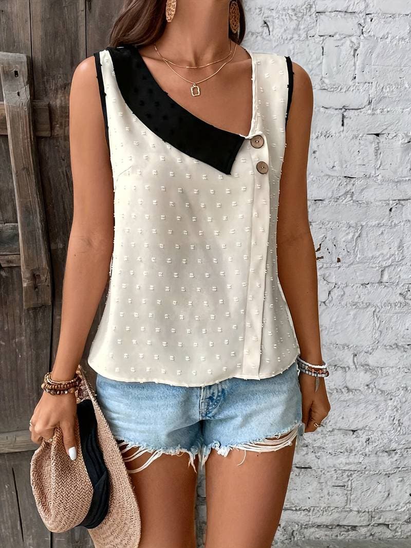 Livia | Bluse mit Eleganten Details und Hochwertigem Stoff für Damen