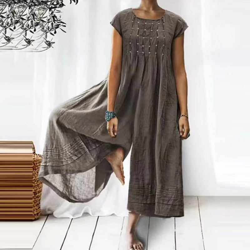Amara | Maxikleid mit Luftigem Tragegefühl und Verspieltem Saum für Damen