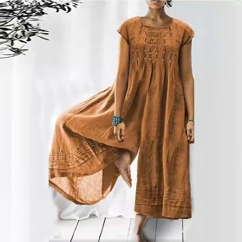 Amara | Maxikleid mit Luftigem Tragegefühl und Verspieltem Saum für Damen