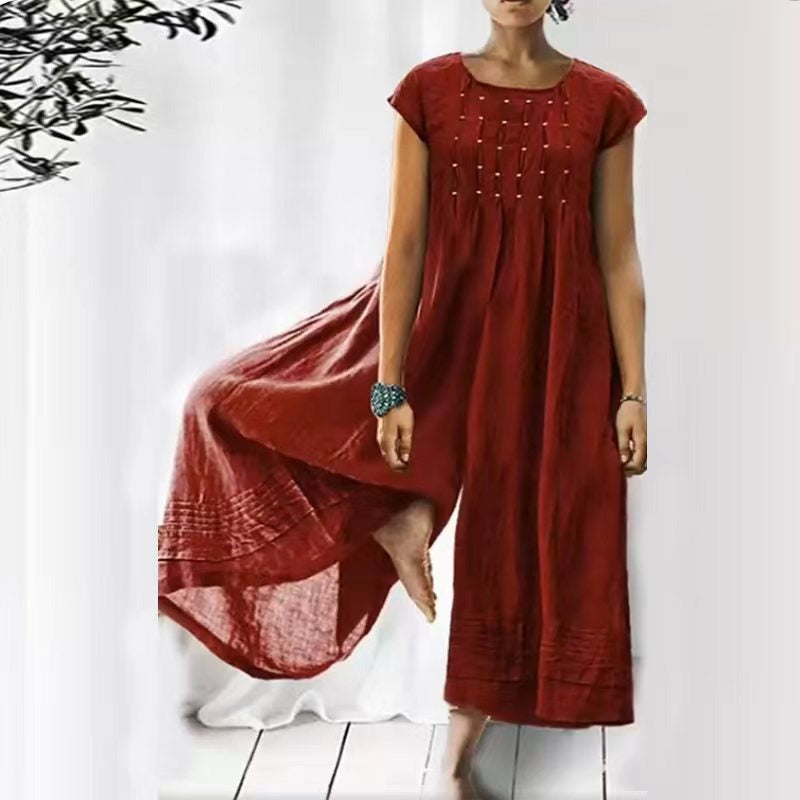 Amara | Maxikleid mit Luftigem Tragegefühl und Verspieltem Saum für Damen