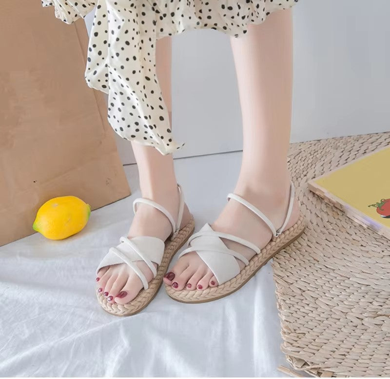 Karmen | Weiche Damen Sandalen in Einfarbigem Design