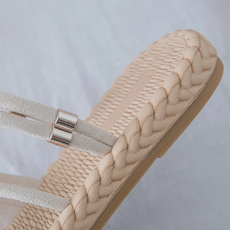 Karmen | Weiche Damen Sandalen in Einfarbigem Design