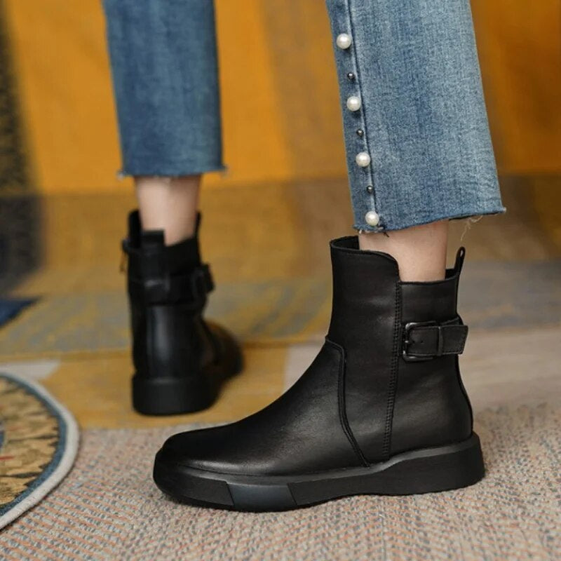 Hedwiga | Wasserdichte Damen Knöchel Stiefel