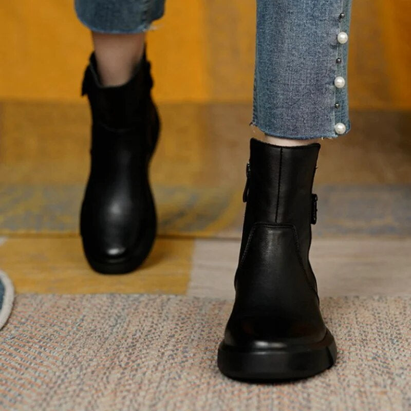 Hedwiga | Wasserdichte Damen Knöchel Stiefel