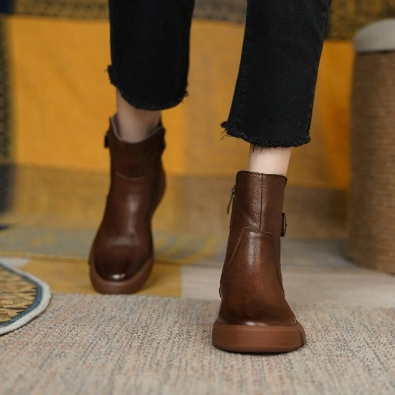 Hedwiga | Wasserdichte Damen Knöchel Stiefel