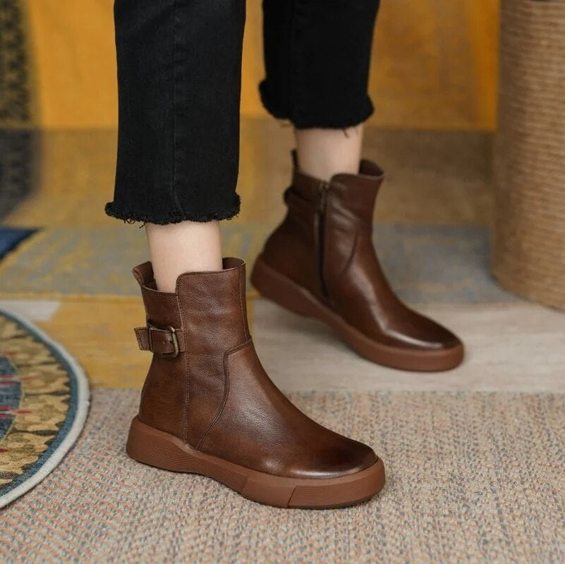 Hedwiga | Wasserdichte Damen Knöchel Stiefel
