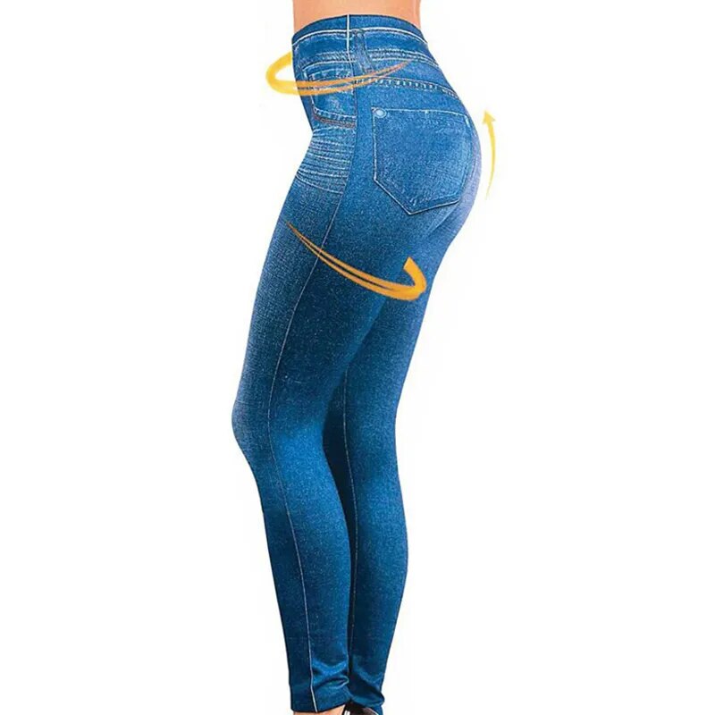Livia | Denim Jeggings mit Schmeichelnder Passform und Hochtailliertem Schnitt für Frauen