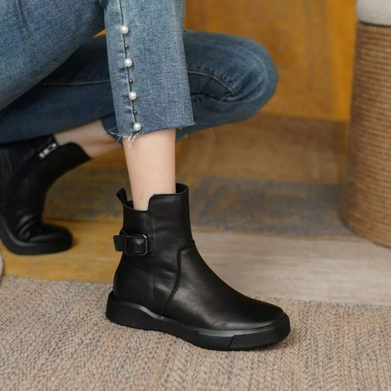 Hedwiga | Wasserdichte Damen Knöchel Stiefel