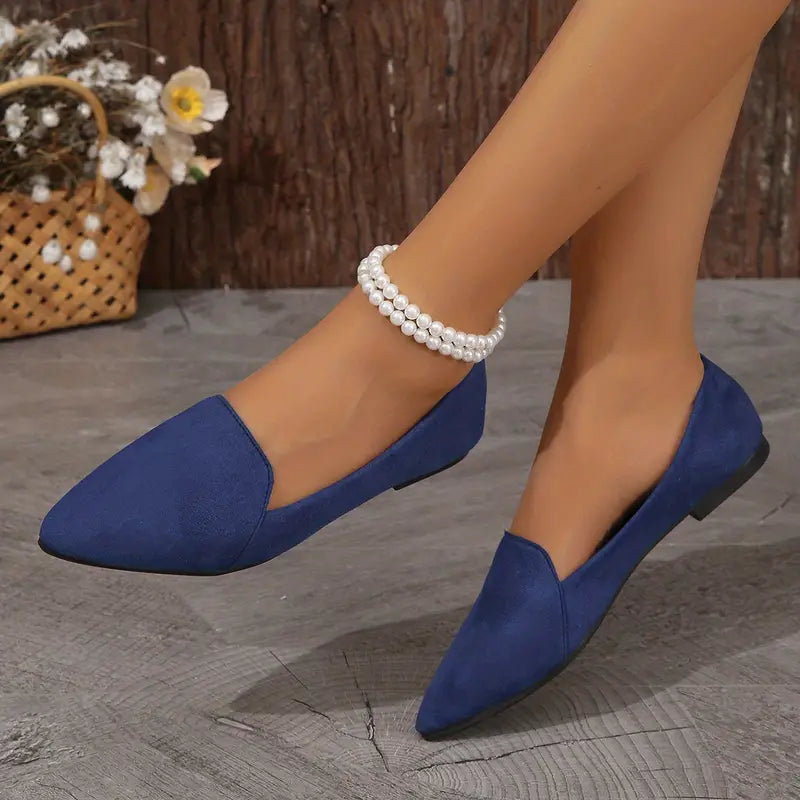Fennie | Bequeme Slip-On Flache Schuhe mit spitzer Zehenpartie