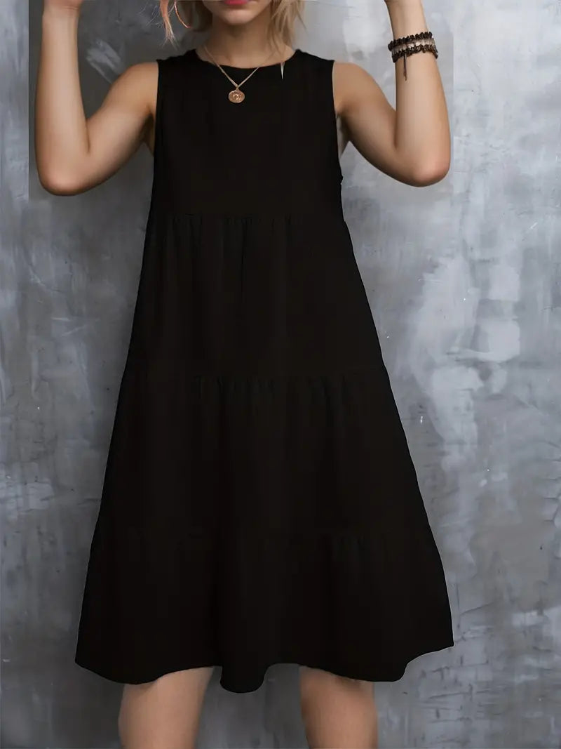 Livia | A-Linien-Kleid mit Fließendem Design und Eleganten Schichten für Damen