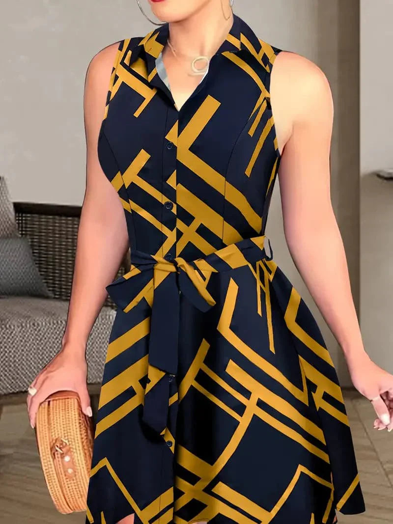 Amara | Ärmelloses Kleid mit Schmeichelndem Schnitt und Femininer Silhouette für Frauen