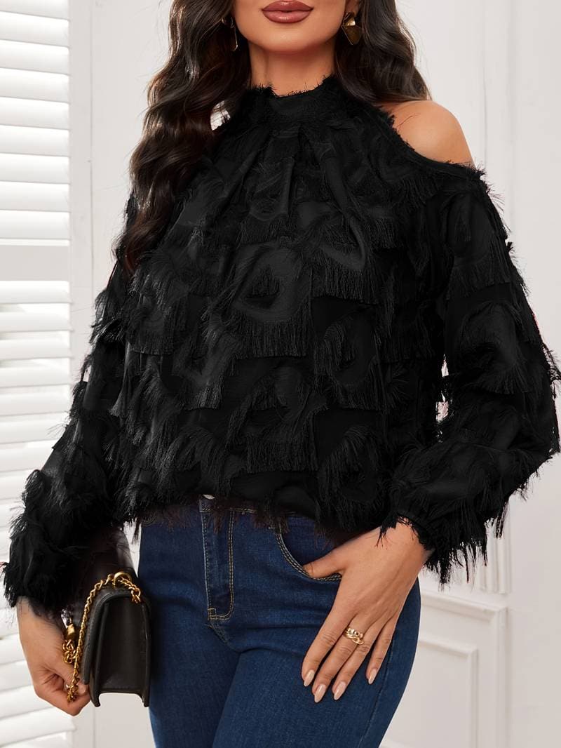 Seraphina | Bluse mit Eleganten Details und Transparente Stoffe für Frauen