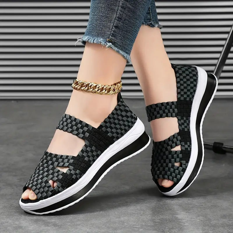Helgi | Atmungsaktive Sommer Keilsandalen