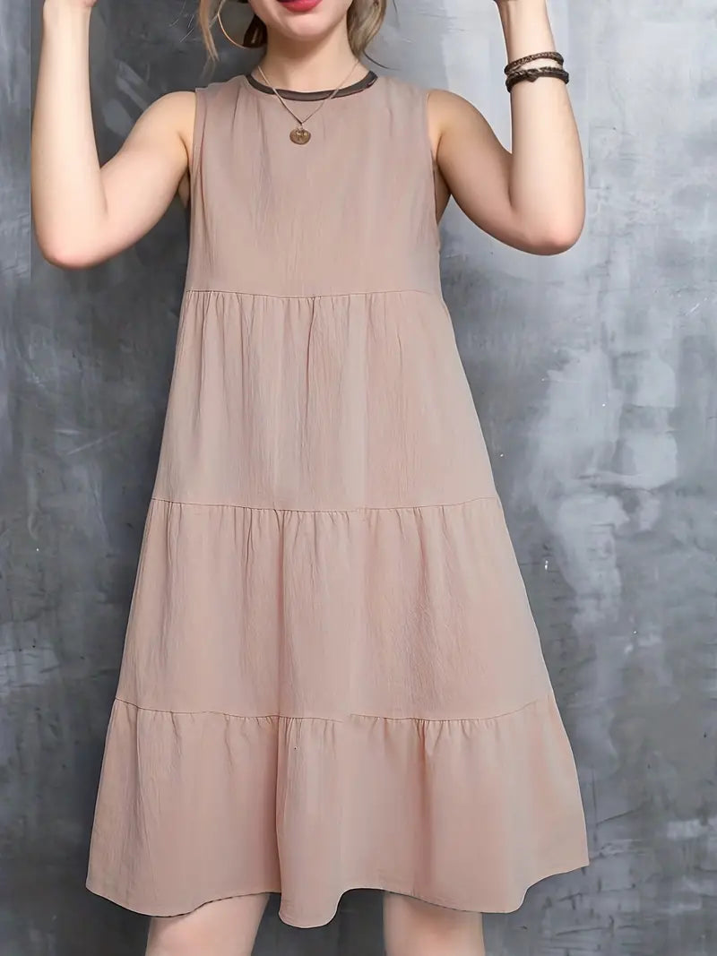 Livia | A-Linien-Kleid mit Fließendem Design und Eleganten Schichten für Damen