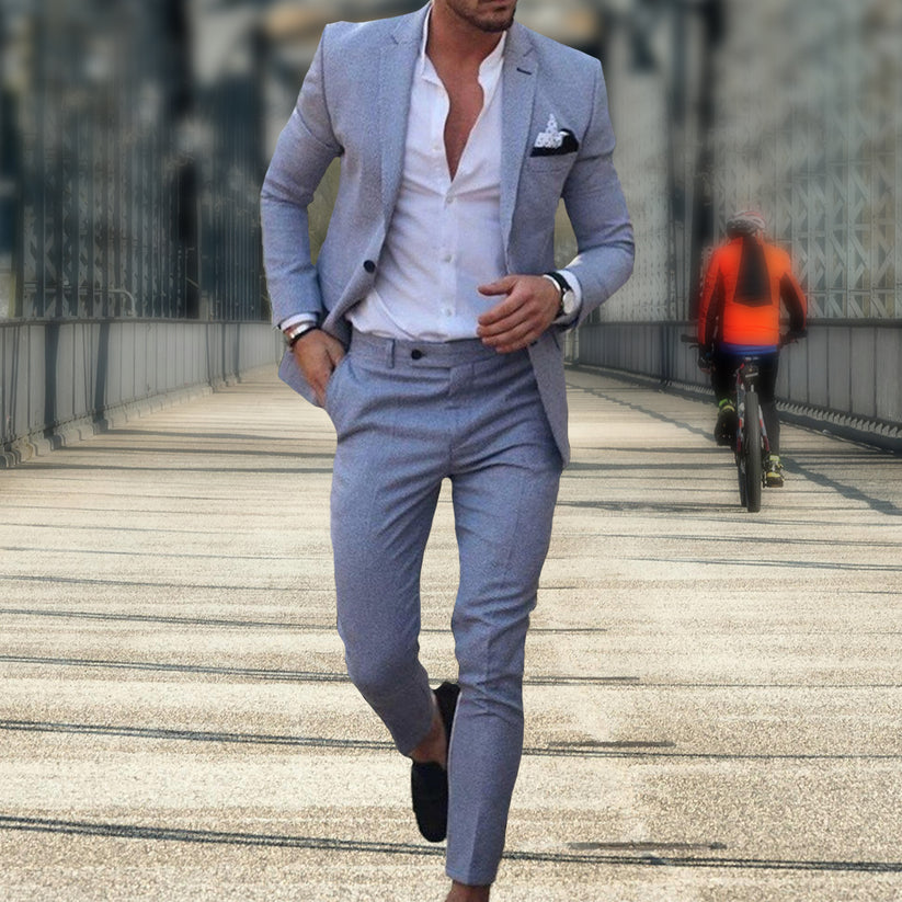ROLF - SET BLAZER UND SCHMALE HOSE