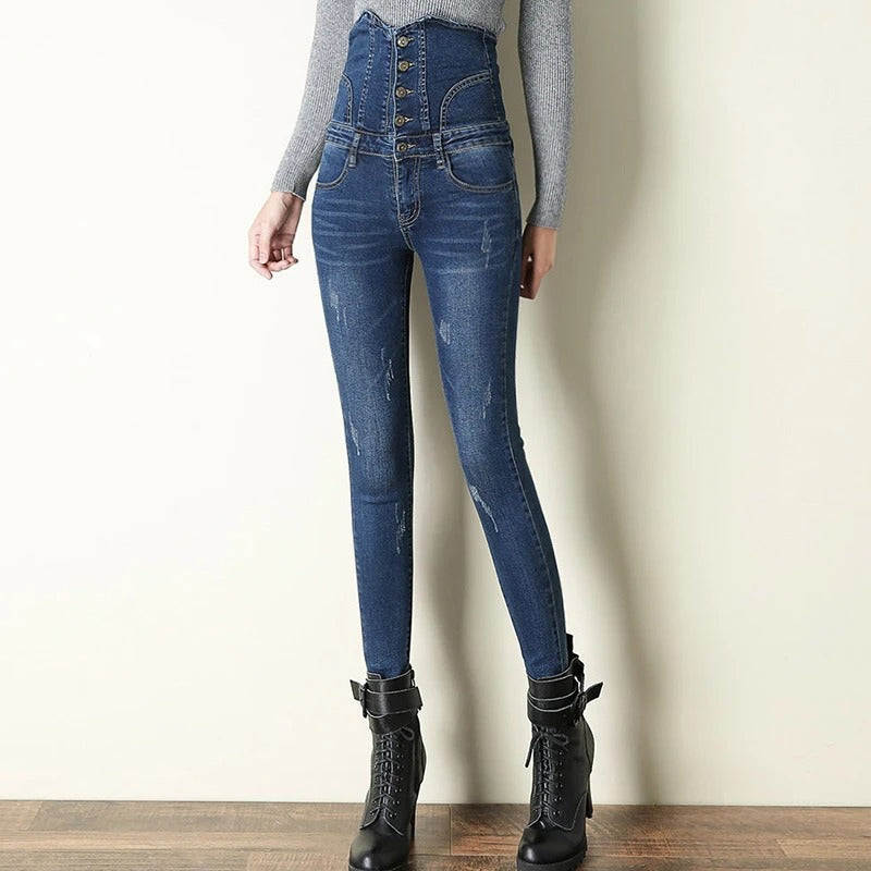 Zoe - Skinny Jeans mit hoher Taille für Frauen