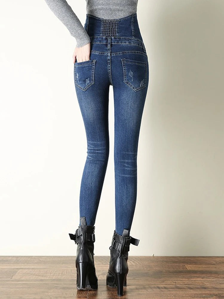 Zoe - Skinny Jeans mit hoher Taille für Frauen