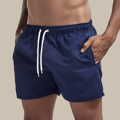 Steve - Premium-Schnelltrocknende Basic-Badehose in mittlerer Länge für Männer