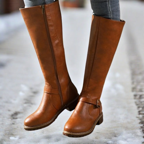Violetta | Hohe Stiefel mit Elegantem Design und Praktischem Reißverschluss für Damen