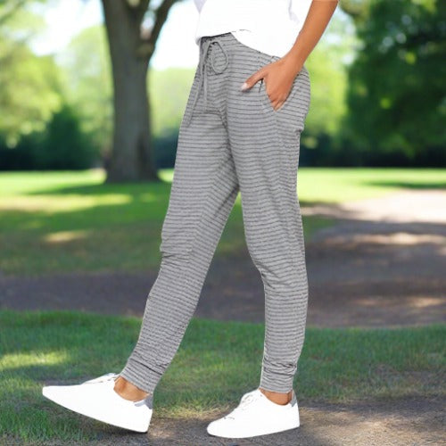 Seraphina | Baumwollhose mit Modischem Streifenmuster für Damen
