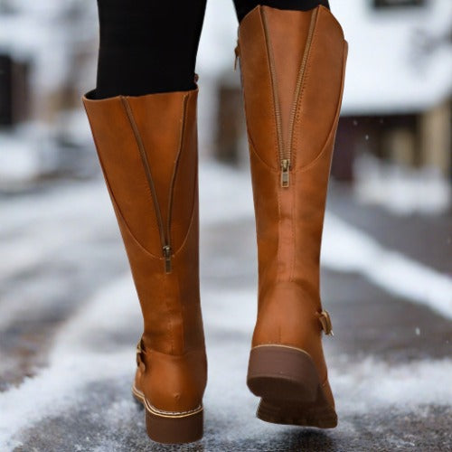 Violetta | Hohe Stiefel mit Elegantem Design und Praktischem Reißverschluss für Damen