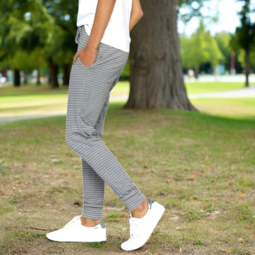 Seraphina | Baumwollhose mit Modischem Streifenmuster für Damen
