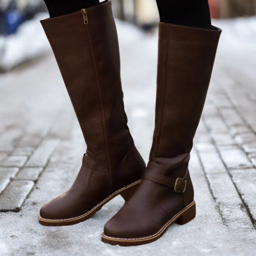 Violetta | Hohe Stiefel mit Elegantem Design und Praktischem Reißverschluss für Damen
