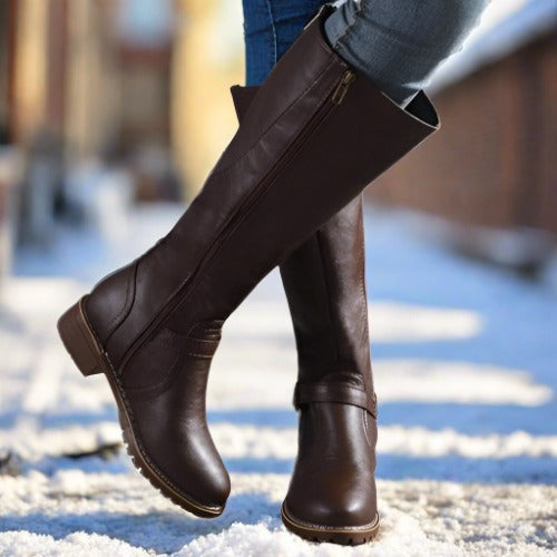 Violetta | Hohe Stiefel mit Elegantem Design und Praktischem Reißverschluss für Damen