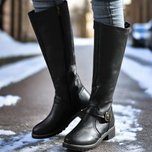 Violetta | Hohe Stiefel mit Elegantem Design und Praktischem Reißverschluss für Damen
