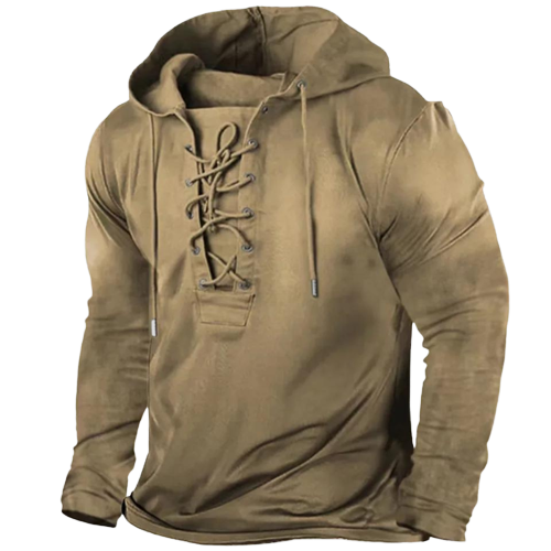 Luca | Pullover mit Vintage-Charme und Seitentaschen für Männer