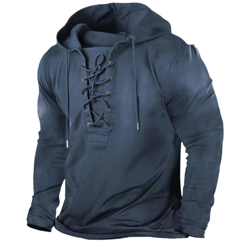 Luca | Pullover mit Vintage-Charme und Seitentaschen für Männer