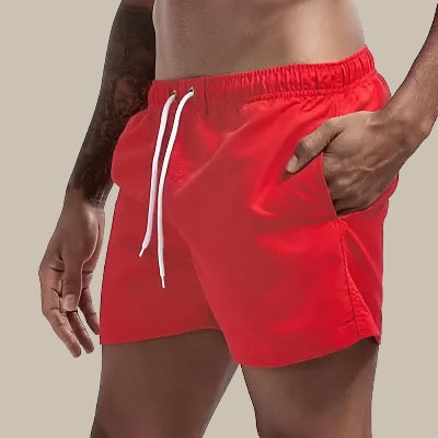 Steve - Premium-Schnelltrocknende Basic-Badehose in mittlerer Länge für Männer