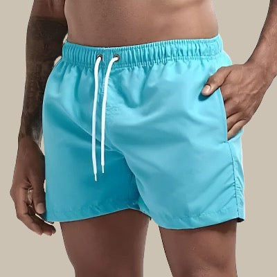 Steve - Premium-Schnelltrocknende Basic-Badehose in mittlerer Länge für Männer