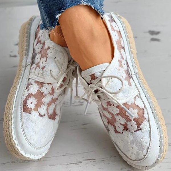 Bella | Sommerliche Orthopädische Schuhe mit Blumenmuster