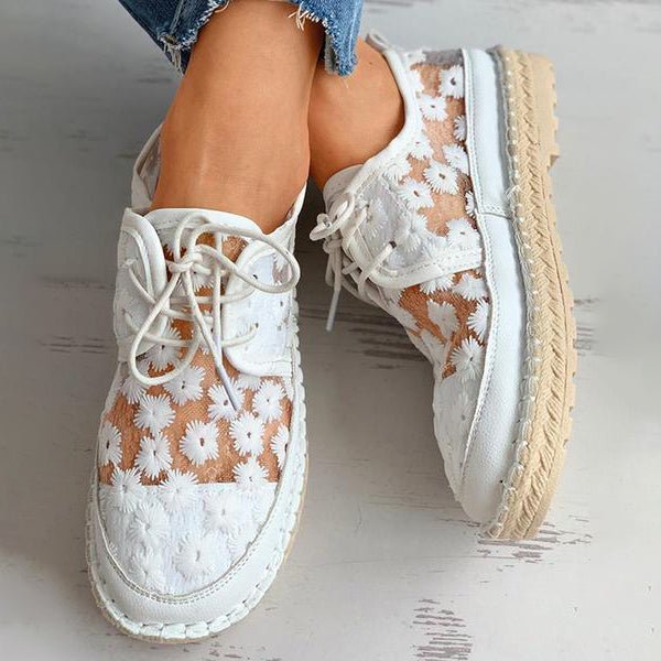 Bella | Sommerliche Orthopädische Schuhe mit Blumenmuster