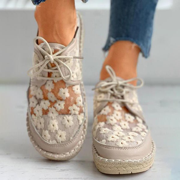 Bella | Sommerliche Orthopädische Schuhe mit Blumenmuster