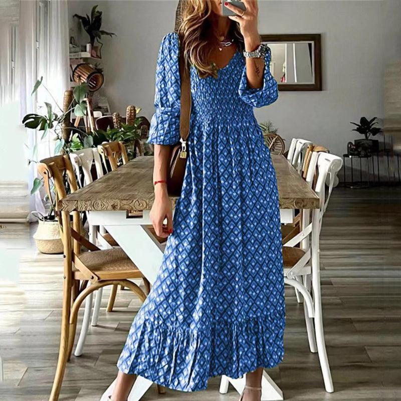 Isadora | Maxikleid mit V-Ausschnitt und Leichtem Stoff für Frauen