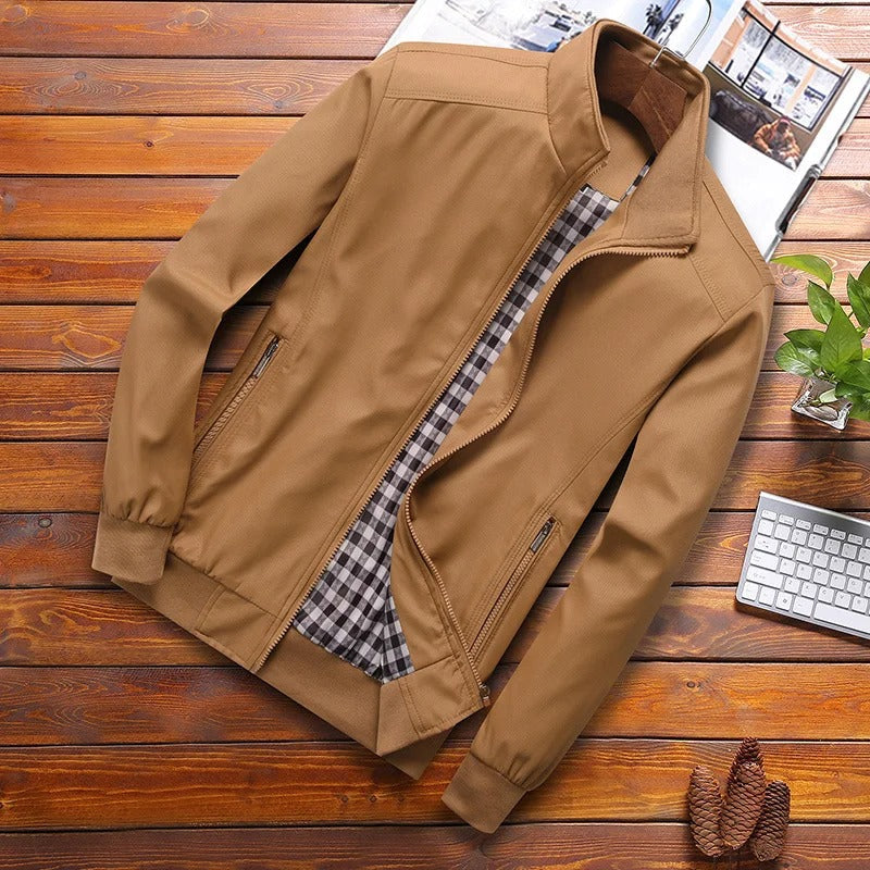 Zachary - Sommerjacke Lässiger Windbreaker mit Kragen für Männer