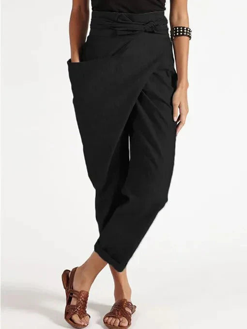 Jody - Mode Casual Asymmetrische Hose