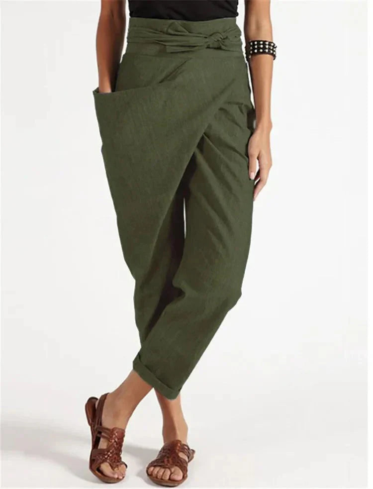 Jody - Mode Casual Asymmetrische Hose