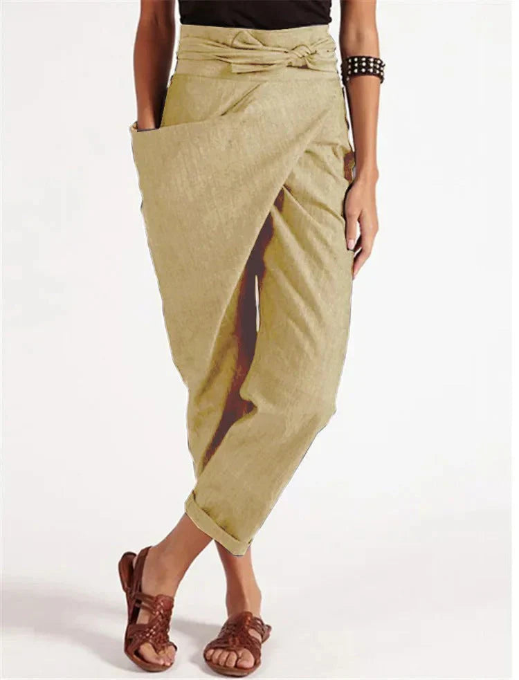 Jody - Mode Casual Asymmetrische Hose
