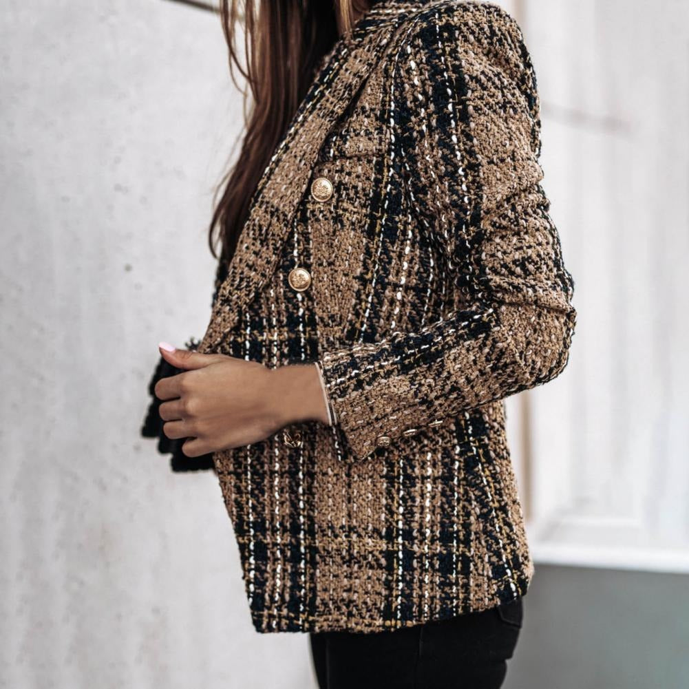 Livia | Blazer mit Eleganten Glitzerakzenten und Funktionalen Taschen für Damen