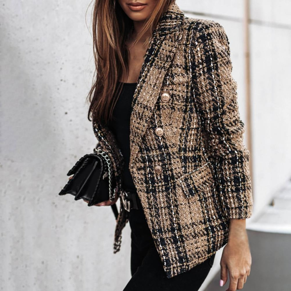 Livia | Blazer mit Eleganten Glitzerakzenten und Funktionalen Taschen für Damen