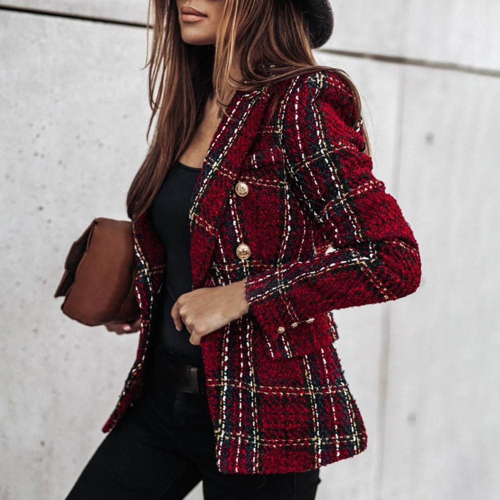 Livia | Blazer mit Eleganten Glitzerakzenten und Funktionalen Taschen für Damen