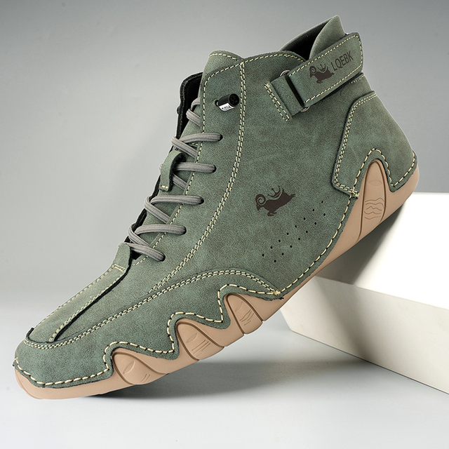 Casper | Ultra-bequemer Rutschfester Barfußschuh aus echtem Leder (Unisex).