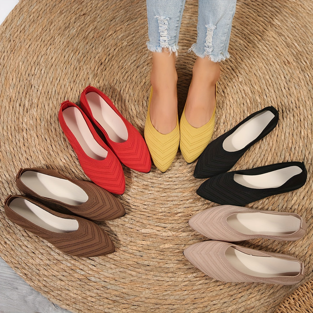 Violy | Damen Komfort-Flachschuhe