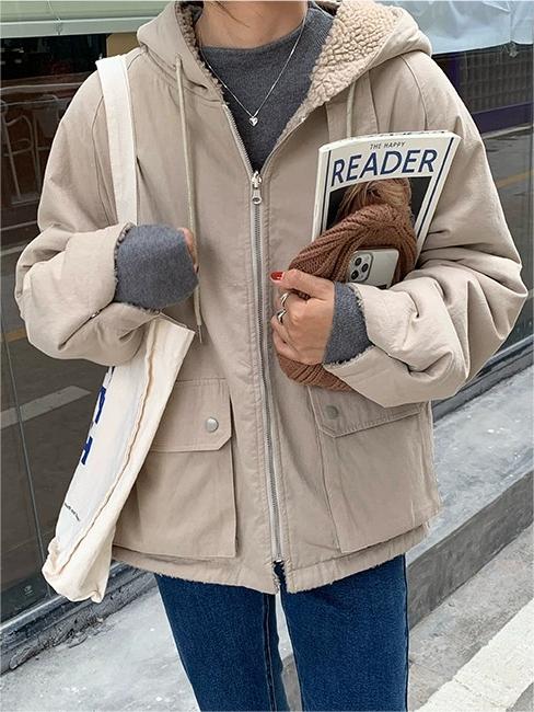 Rayaj | Umkehrbare Fleece Parka für Gemütliche Wintertage