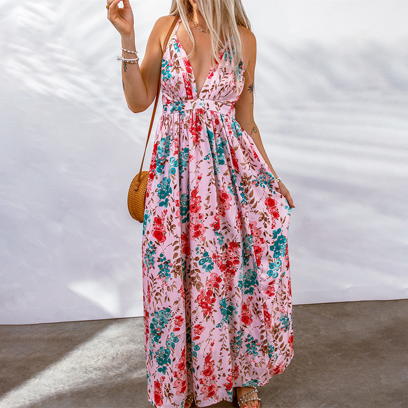 Liora | Sommerkleid mit Blumendruck und Tailliertem Schnitt für Damen