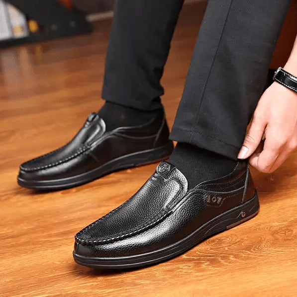 Harlan - Herren Echtleder Schlupfschuhe